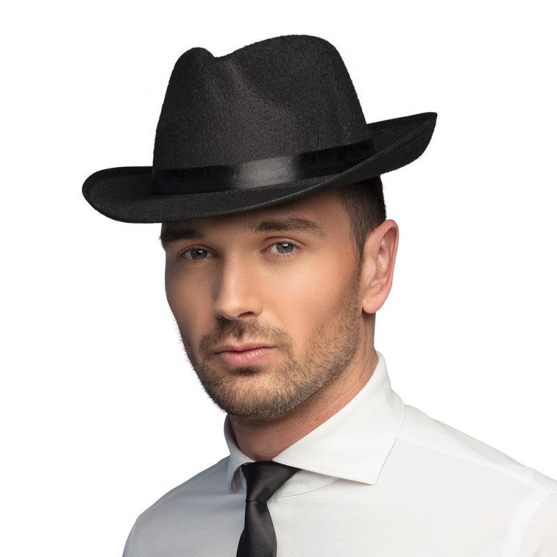 Čierna mafiánska čiapka